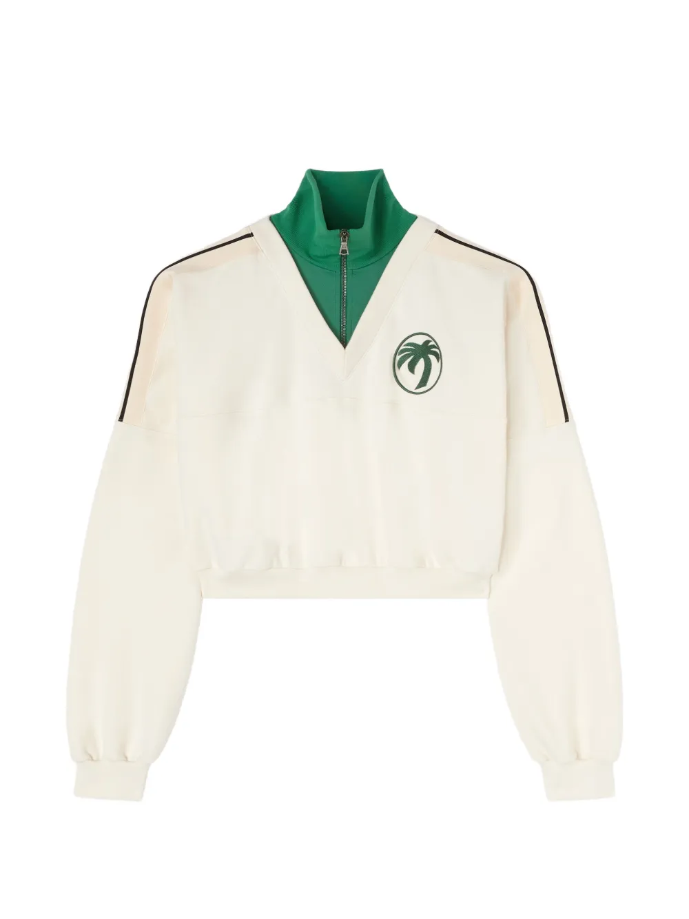Palm Angels Oval Palm sweater Wit