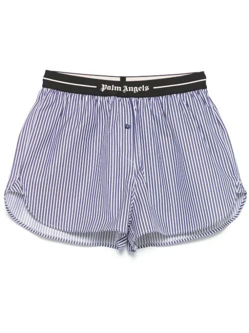 Palm Angels short à rayures - Bleu - Palm Angels - Modalova