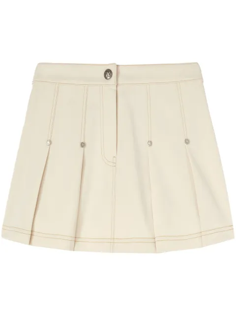 Palm Angels pleated mini skirt