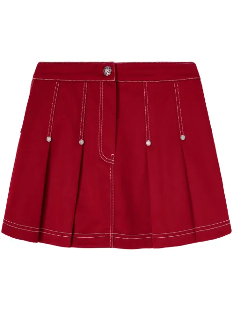 Palm Angels pleated mini skirt