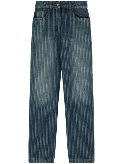 Palm Angels pinstriped jeans