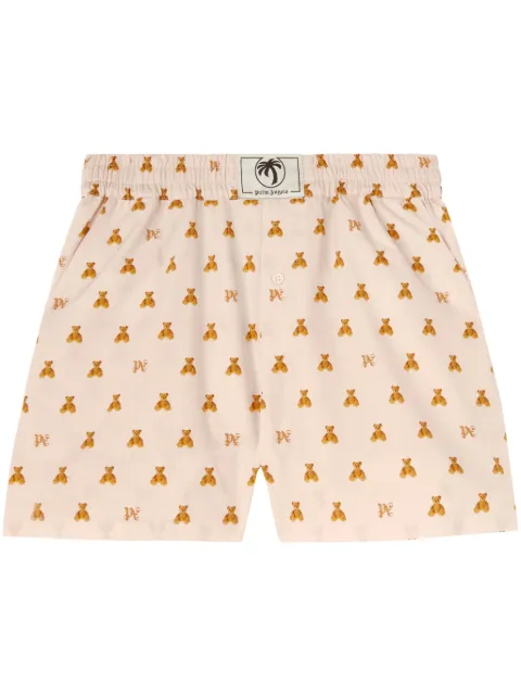 Palm Angels Mini Bear Monogram shorts