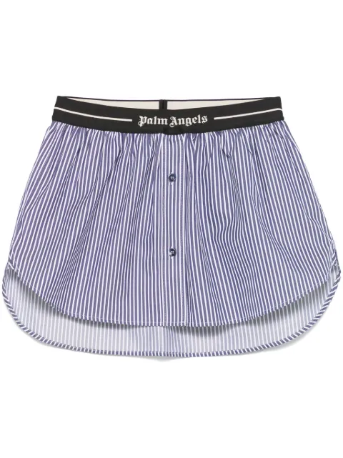 Palm Angels striped mini skirt