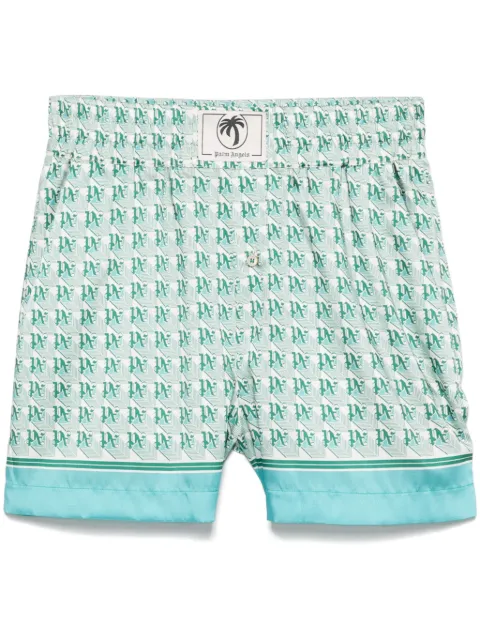 Palm Angels monogram-print shorts