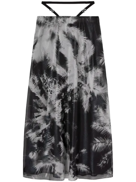 Palm Angels Blueprint midi skirt