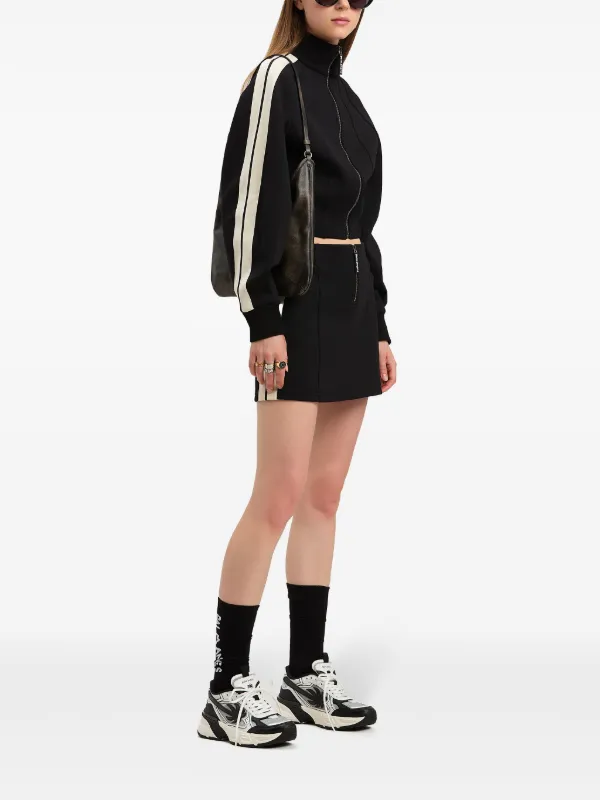 【関税&送料込み】Palm Angels Zip-Up Track Jacket Palm Angels zip-up Track Jacket | Black | FARFETCH