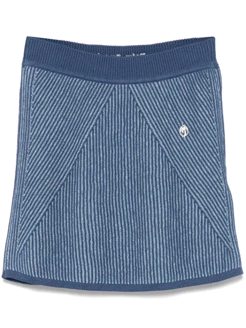 Palm Angels ribbed-knit skirt