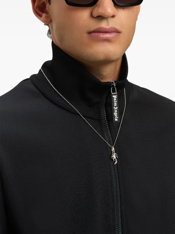 Palm Angels logo-print Jacket | Black | FARFETCH