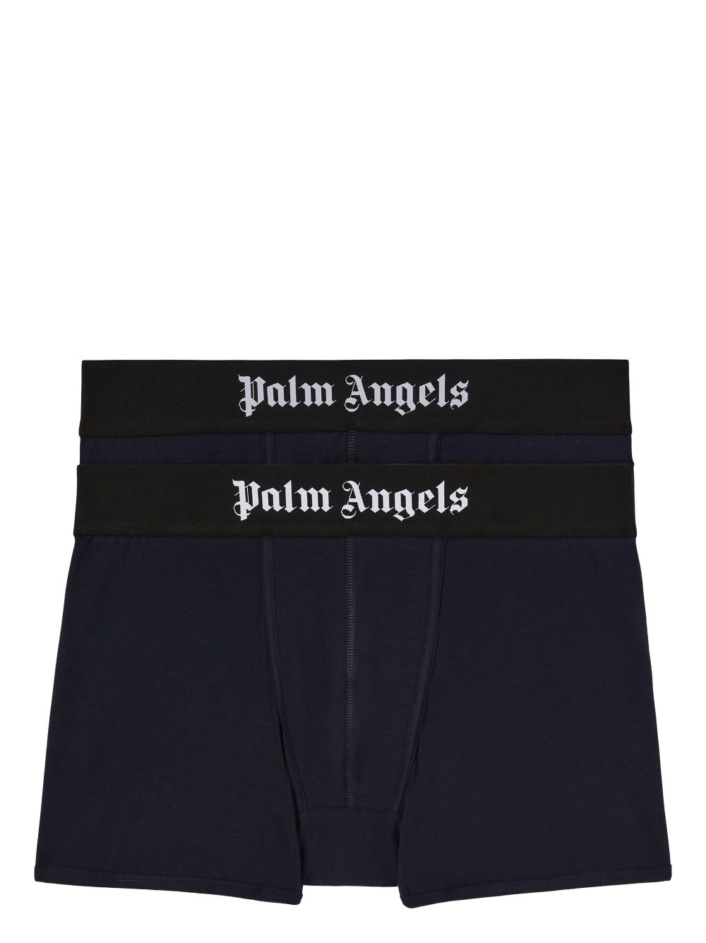 Palm Angels Twee boxershorts met logo Blauw