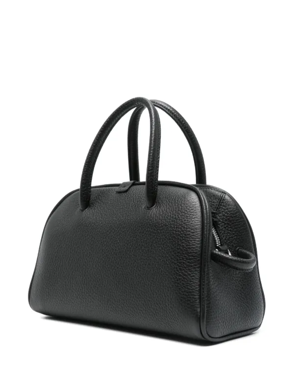 ★JACQUEMUS★ Le Petit Tourni Tote Bag Black Grey 245BA36630 Jacquemus Pre-Owned Le Petit Tourni Box Tote Bag | Black