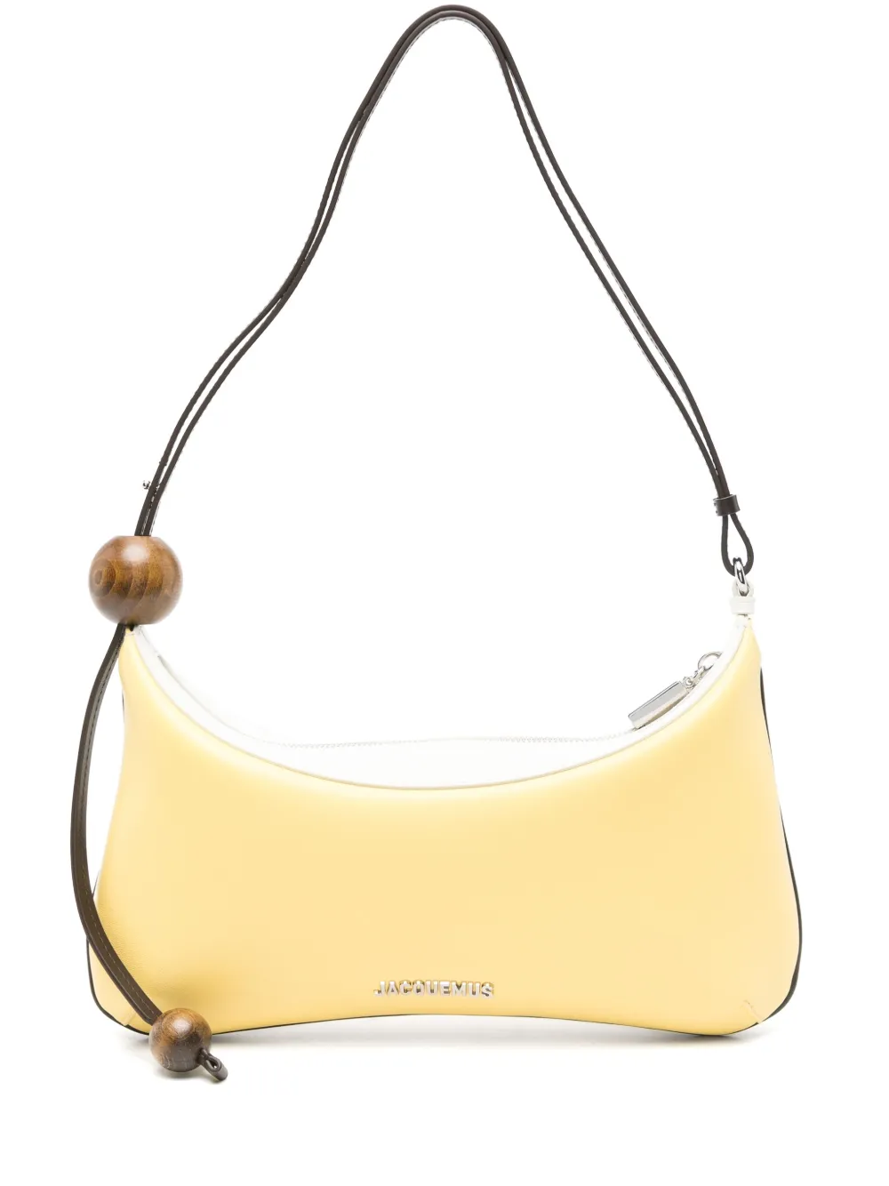 Jacquemus Le Grand Bisou Perle shopper Geel