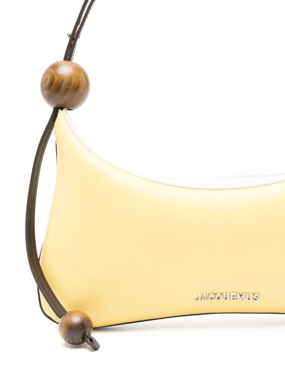 Jacquemus Le Grand Bisou Perle shopper Geel