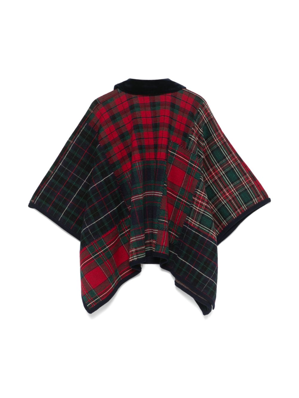 POLO RALPH LAUREN KIDS tartan-check cape - Blauw