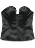 BETTTER X Gieves & Hawkes Onassis corset top - Black