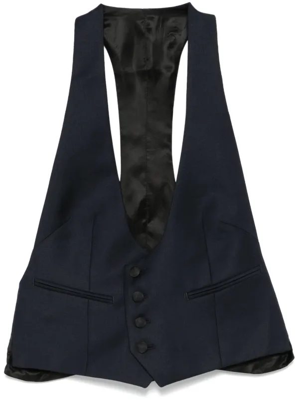 Bettter X Gieves & Hawkes Nan Waistcoat in Blue