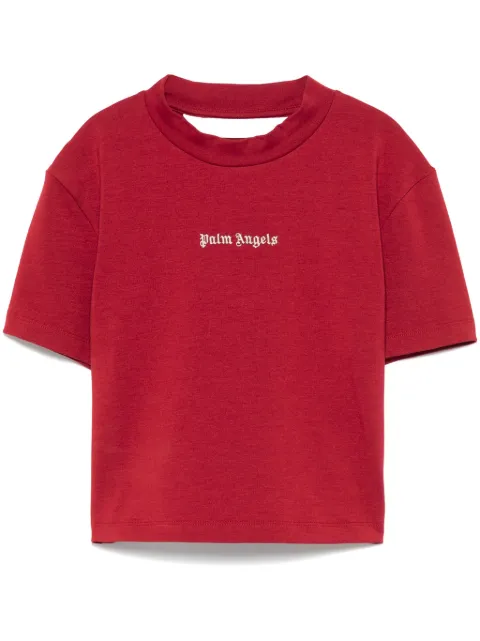 Palm Angels t-shirt med broderad logotyp