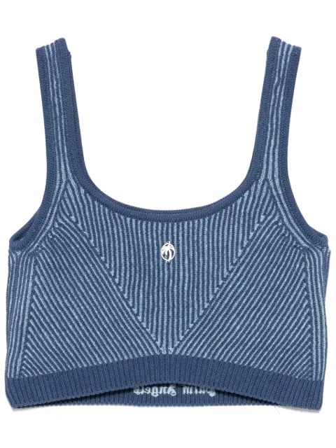 Palm Angels ribbed-knit tank top