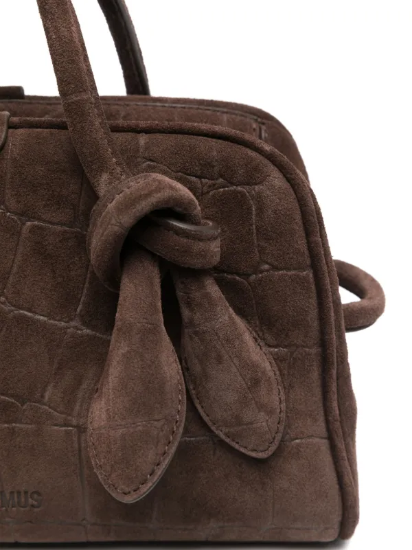Jacquemus The Small Turismo Soft Bowling Bag | Brown | FARFETCH