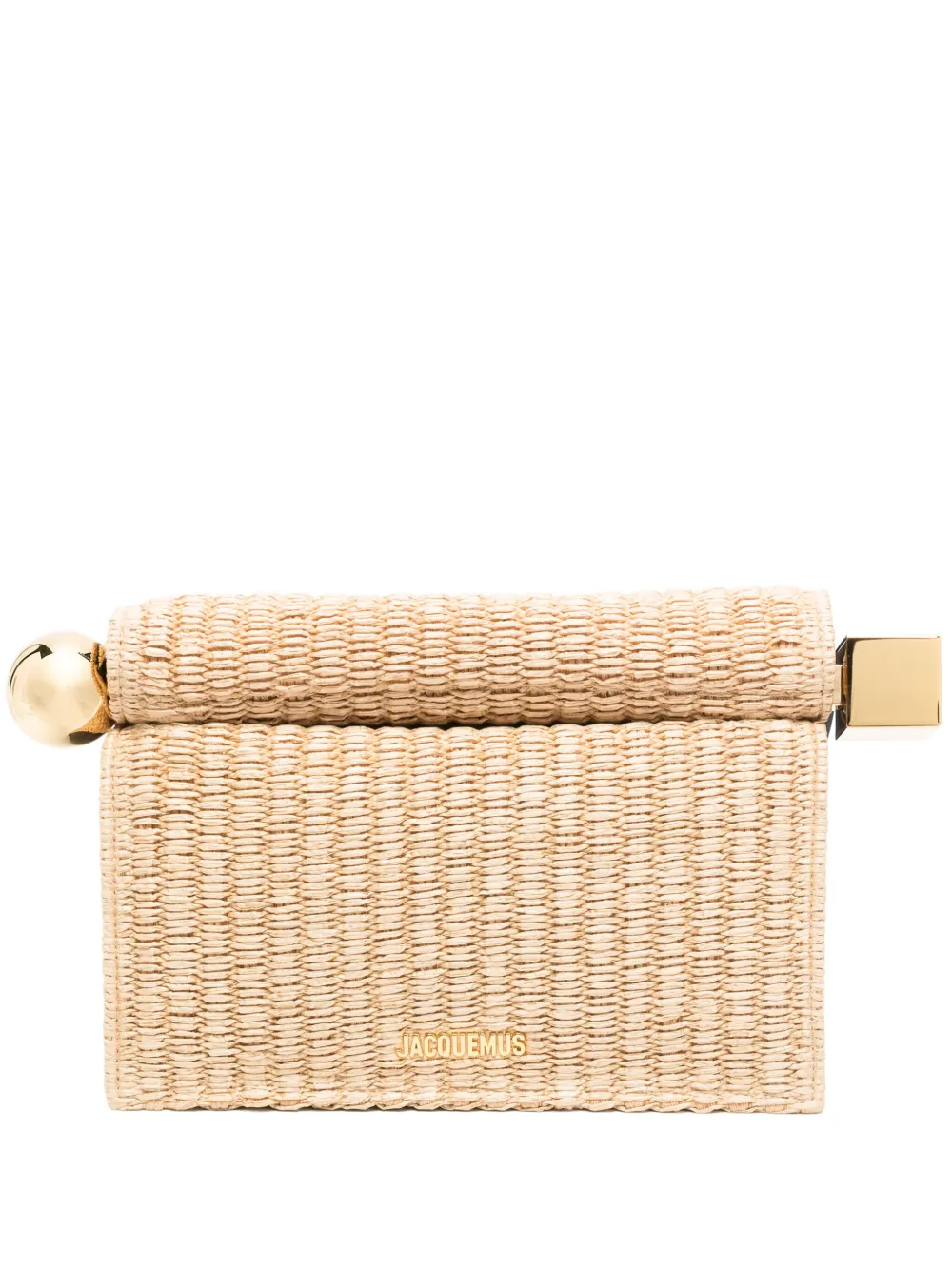 Jacquemus The Rond Carré clutch Beige