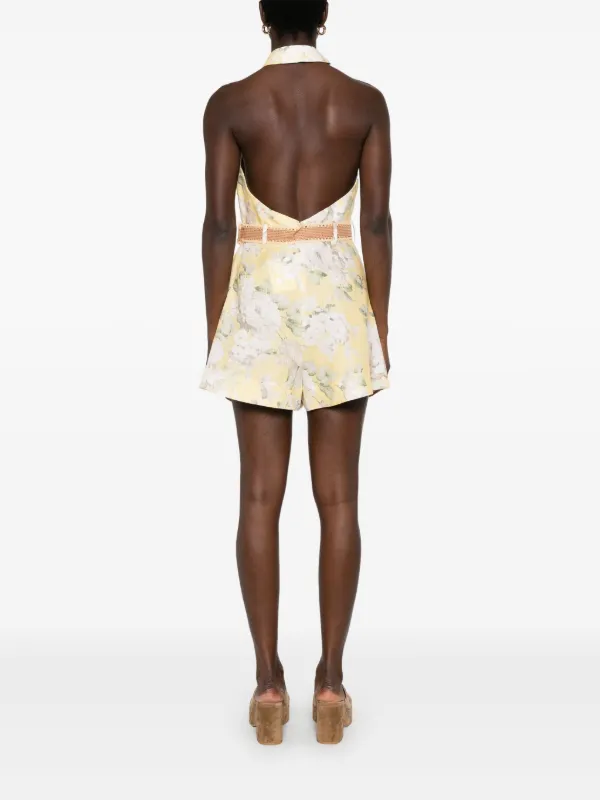 ZIMMERMANN☆関税込み☆ホルターネック スイムウェア ZIMMERMANN ホルターネック スイムウェア プリント入り | THE