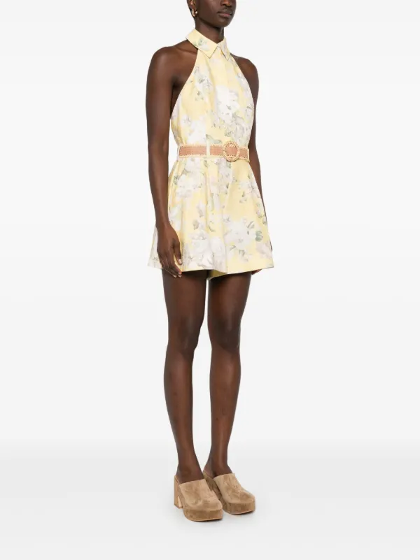 ZIMMERMANN Acacia Jumpsuit | Yellow | FARFETCH