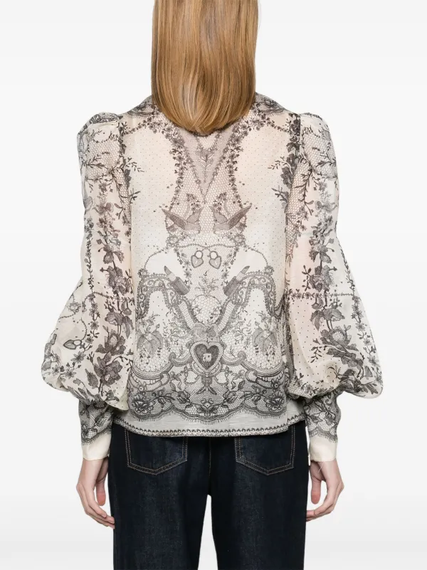 ZIMMERMANN Crush Shirt | Neutrals | FARFETCH