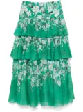 ZIMMERMANN Everley midi skirt - Green