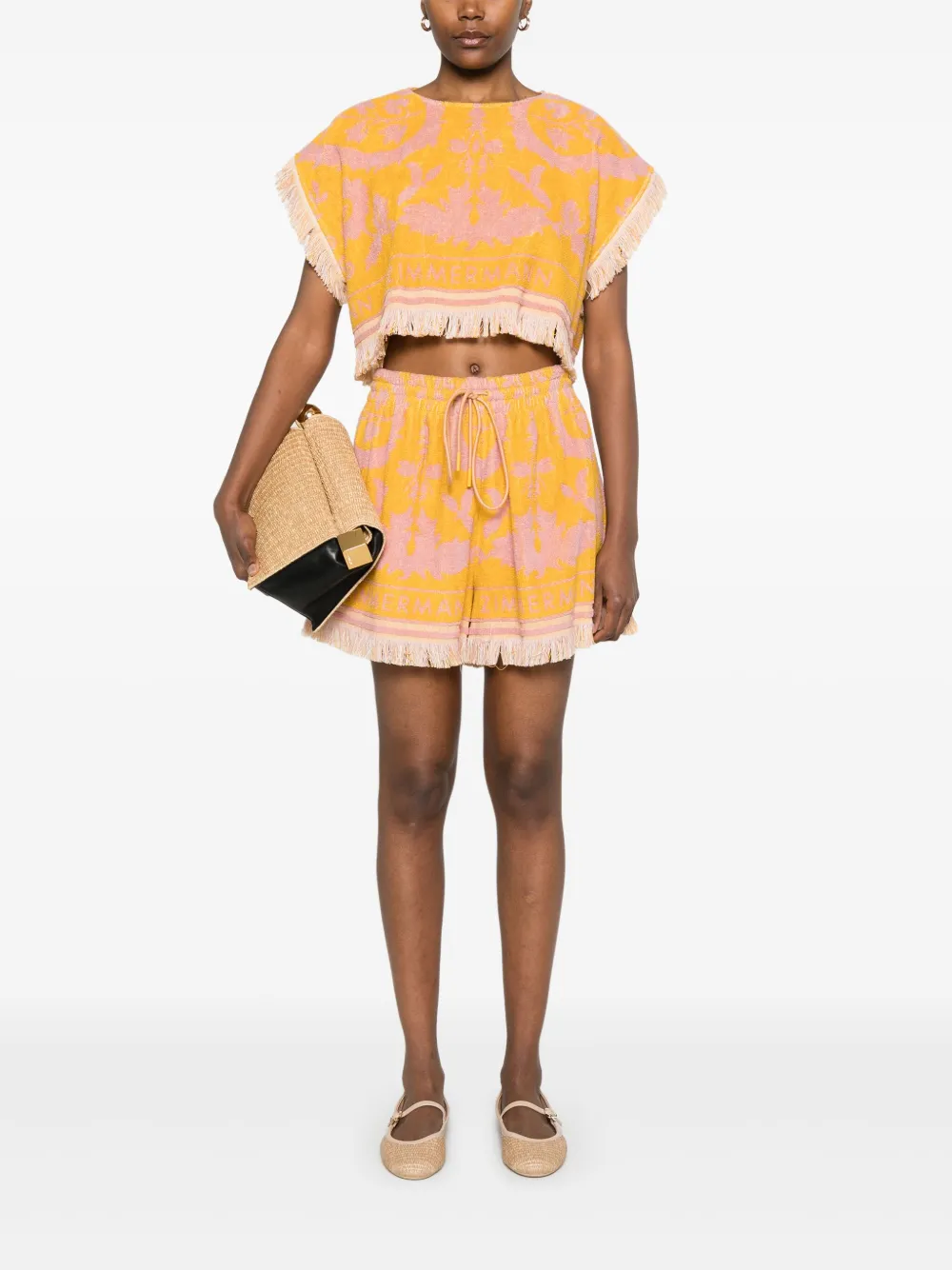 ZIMMERMANN Wylie shorts Geel