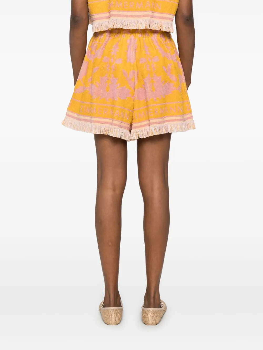 ZIMMERMANN Wylie shorts Geel