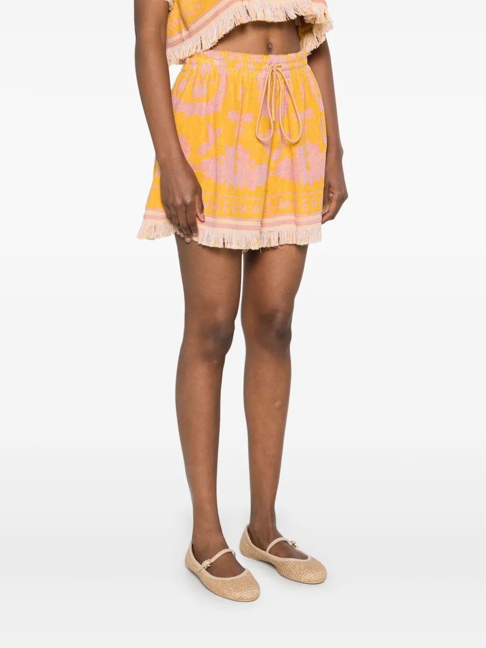 ZIMMERMANN Wylie shorts Geel
