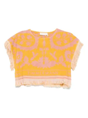 Tシャツ・カットソー Zimmermann TOP (4397TSS251) ZIMMERMANN Illuminate Embellishment Tee