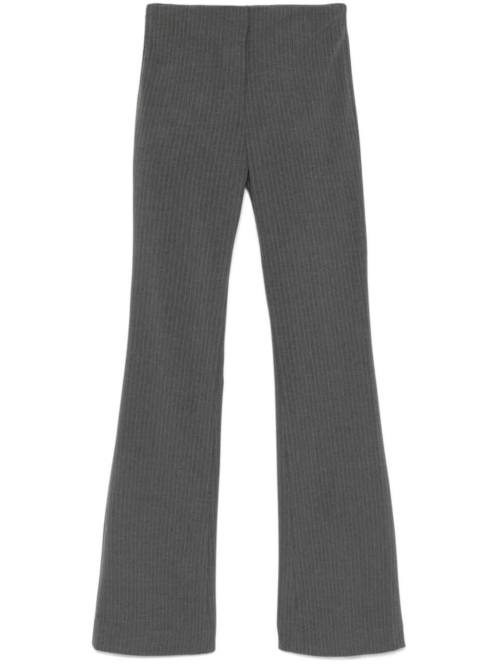 ENTIRE STUDIOS pinstriped flared trousers - Grey