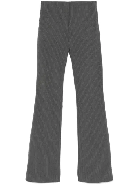 ENTIRE STUDIOS pantalones acampanados a rayas diplomáticas
