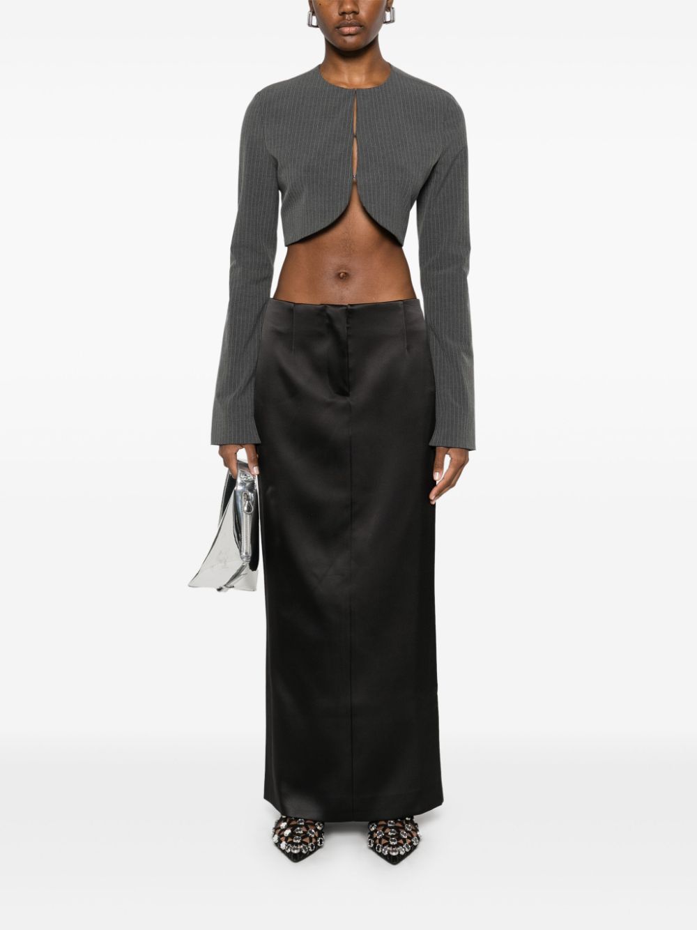 ENTIRE STUDIOS Script maxi skirt - Zwart