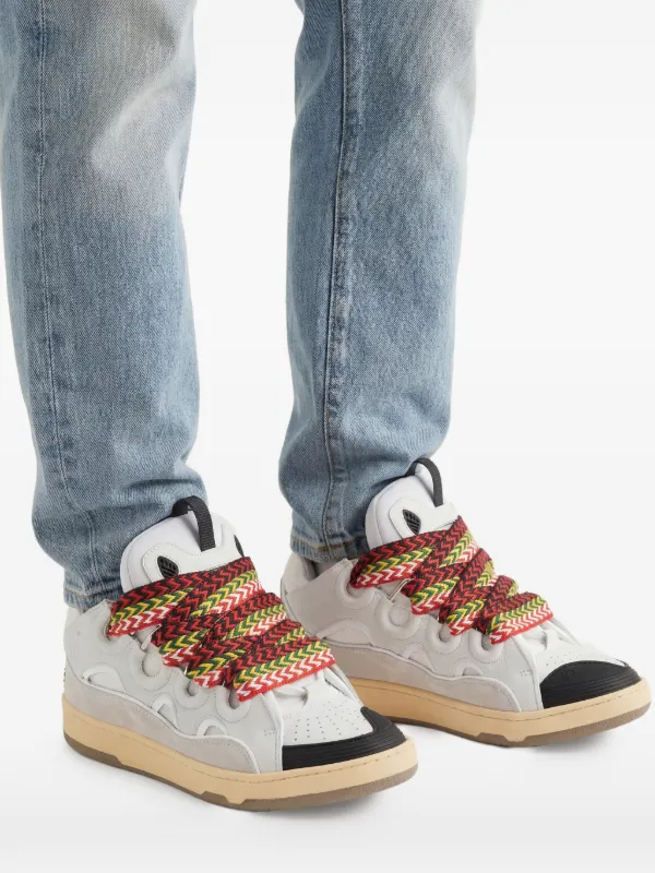 Lanvin Curb Sneakers | Grey | FARFETCH