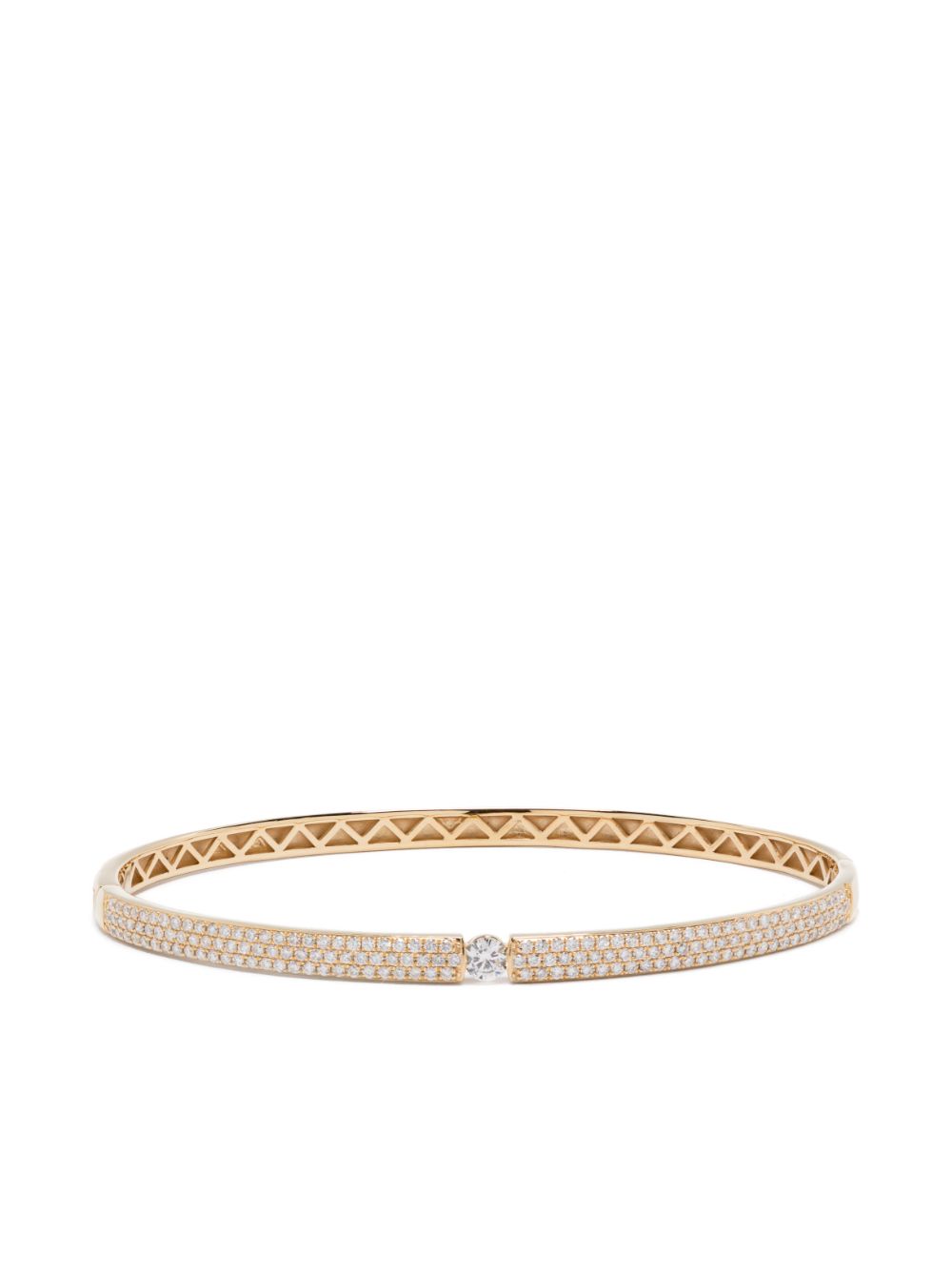 Persée 18K Zeus diamond bangle bracelet