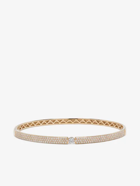 Persée 18kt yellow gold Zeus diamond bracelet