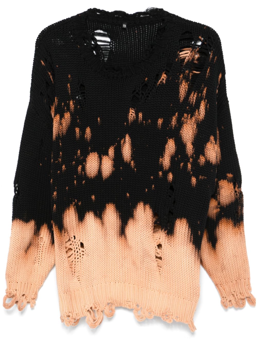 bleached sweater