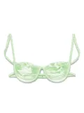 Isa Boulder Plush bikini top - Green