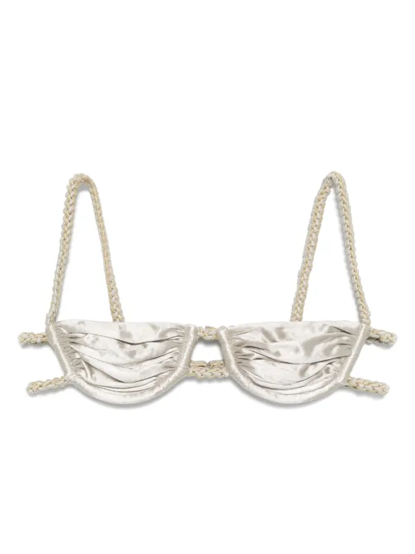 【関税込み】Isa Boulder シルバー Astoria Chain ビキニ ISA BOULDER Silver Astoria Chain Bikini | REVERSIBLE
