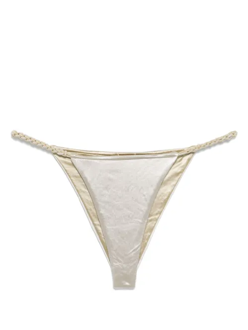 Bas de bikini à détail de chaîne - Isa Boulder - Modalova
