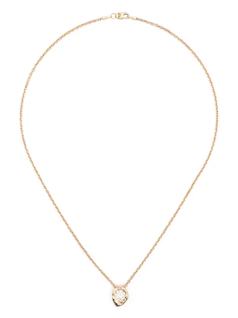Fie Isolde 14K yellow gold  Alfa diamond necklace 