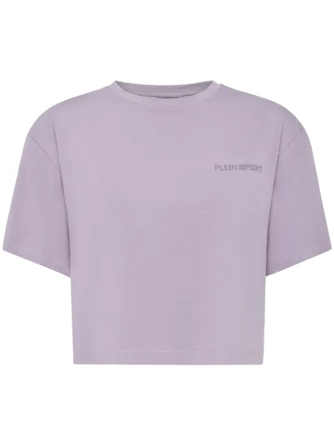 Plein Sport cotton cropped T-shirt
