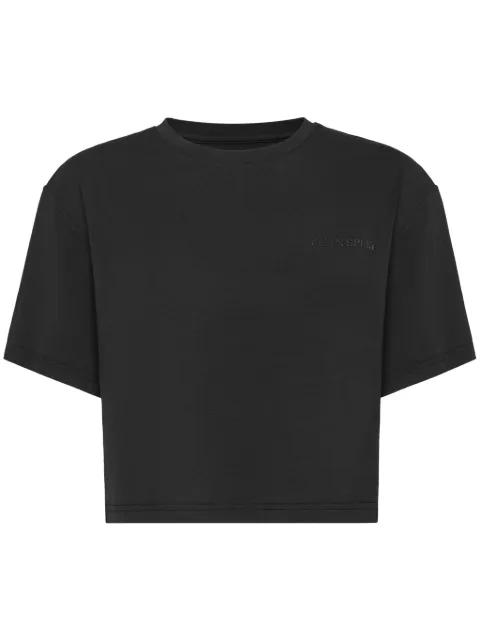 Plein Sport cotton cropped T-shirt