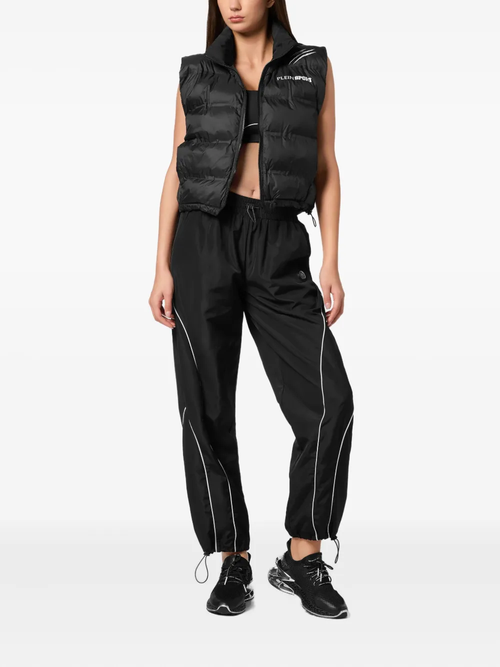 Plein Sport Scratch gilet - Zwart