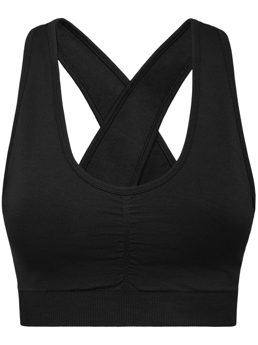 seamless wide-straps sports bra