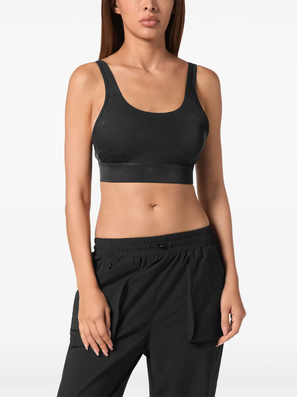 Plein Sport Scratch sport-bh Zwart