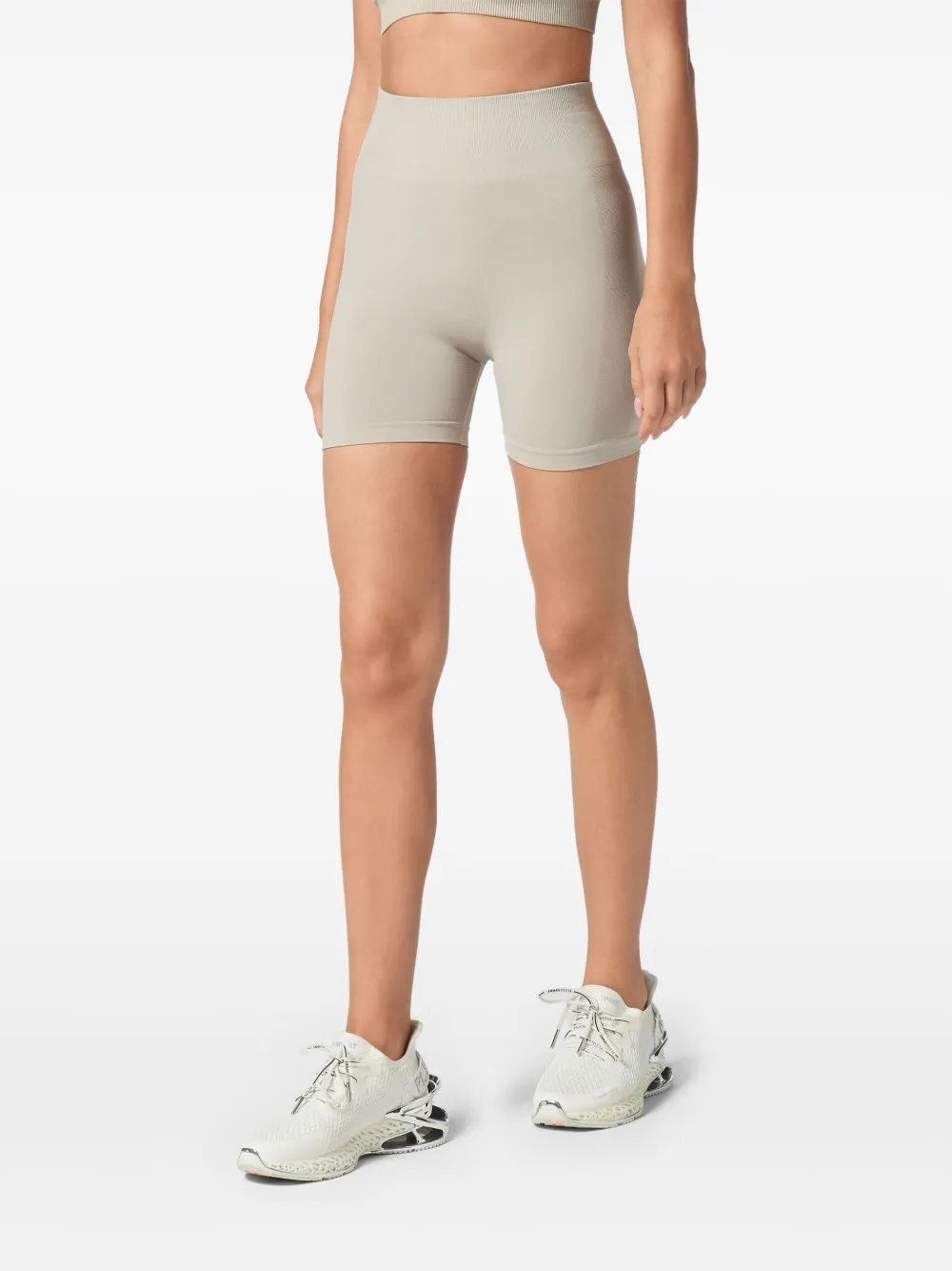 Plein Sport Naadloze fietsshorts - Beige