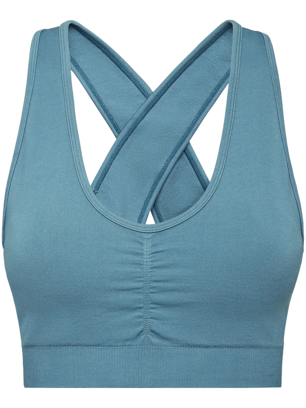 seamless wide-straps sports bra