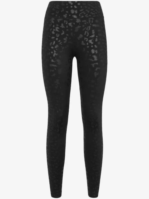 Plein Sport legging à imprimé léopard